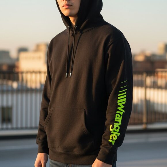 Wrangler Hooded Sweatshirt Men's - Picture 1 of 6